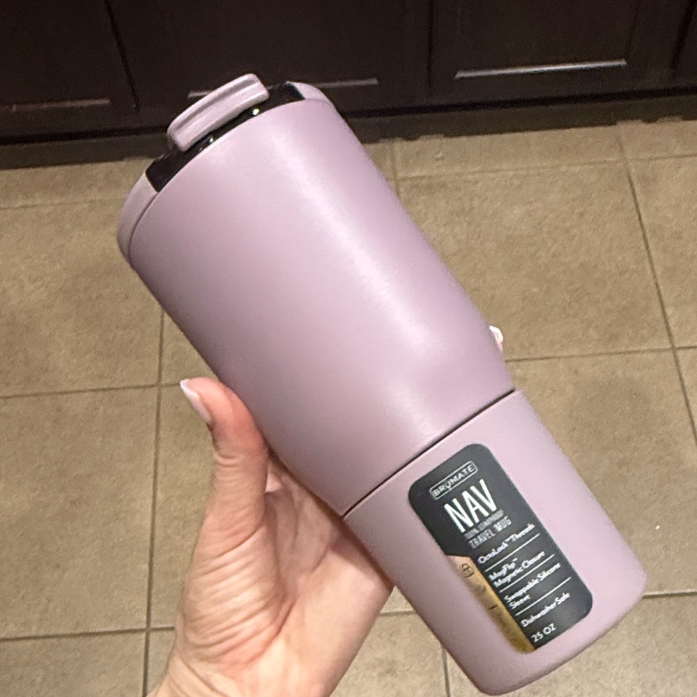 New Brumate NAV Stainless Steel Travel Tumbler — Lilac